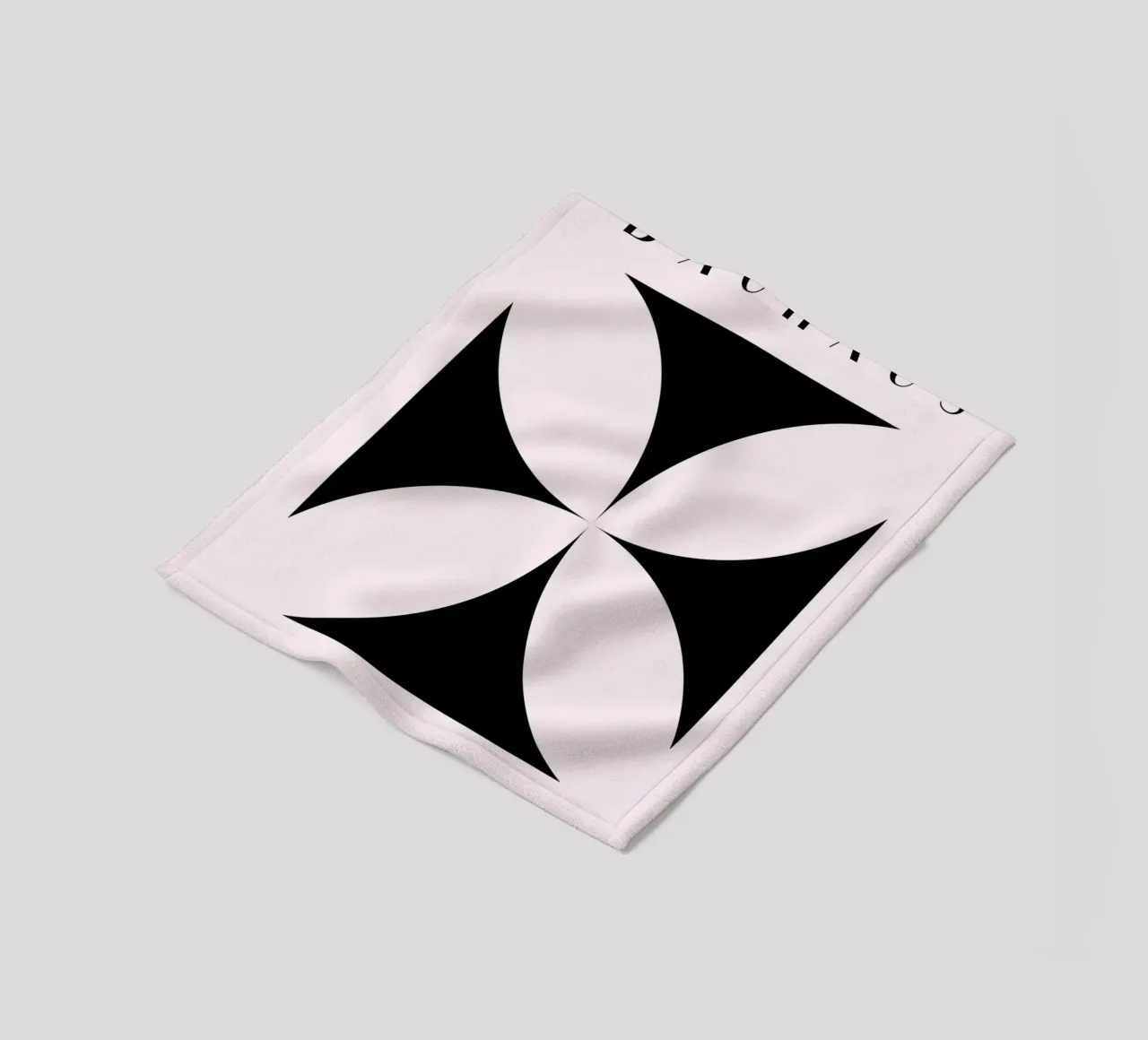 Bauhaus 1919 Mostra Forma geometrica nera coperta in pile da NorwesClub
