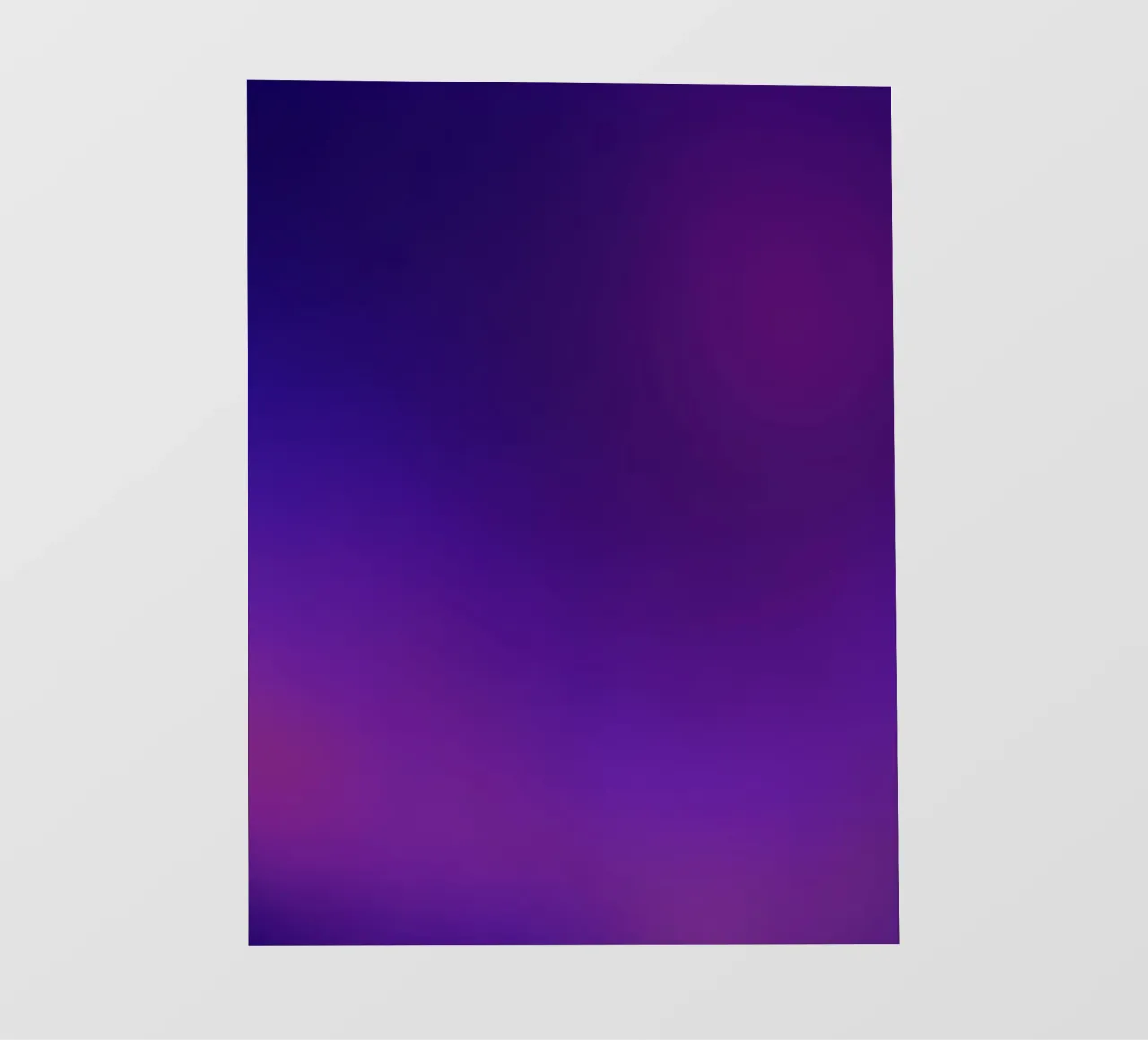 Metamorphose - Violettblaue Eleganz Backlit Folie von Petra Lang
