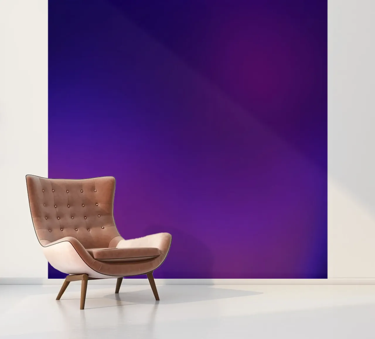 Metamorphose - Violettblaue Eleganz Fototapete von Petra Lang