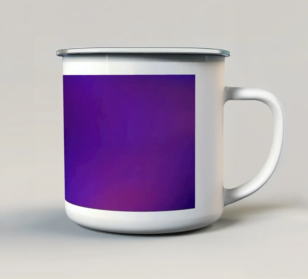 Metamorfosi - Eleganza viola-blu tazza in smalto da Petra Lang