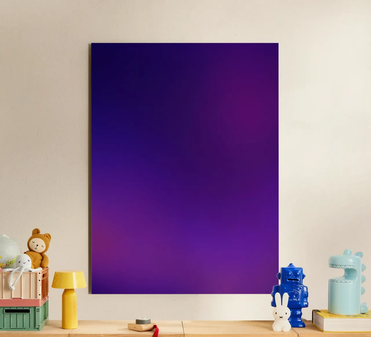Metamorfosi - Eleganza viola-blu pannello forex da Petra Lang