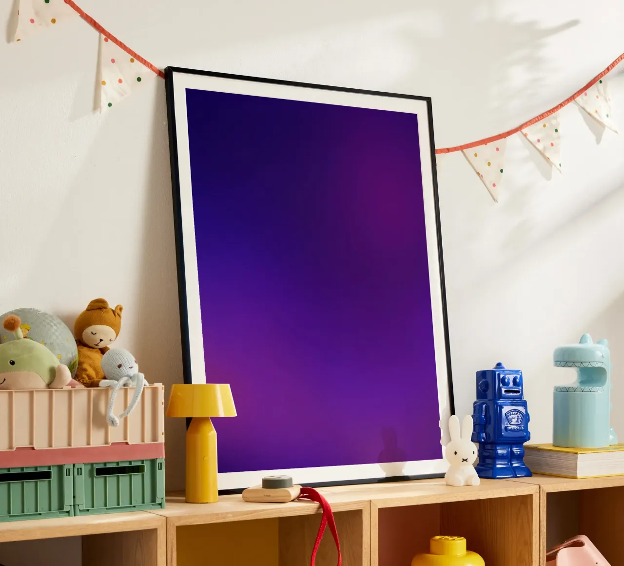 Metamorphosis - Purple Blue Elegance poster by Petra Lang