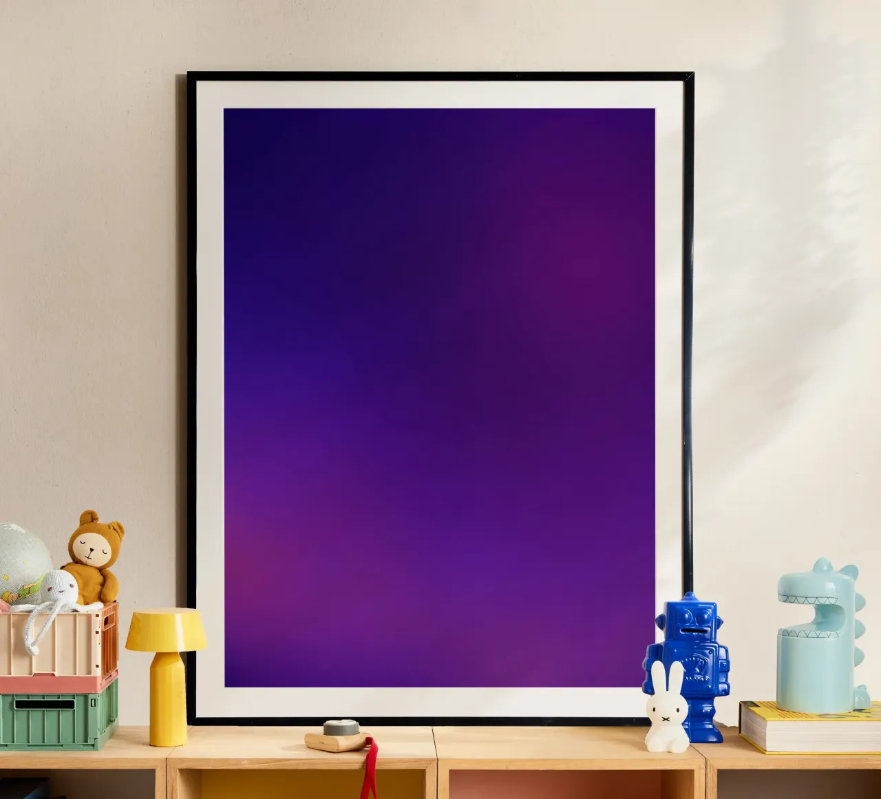 Metamorphosis - Purple Blue Elegance poster by Petra Lang