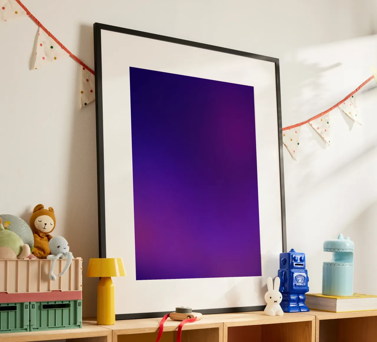 Metamorphosis - Purple Blue Elegance poster by Petra Lang