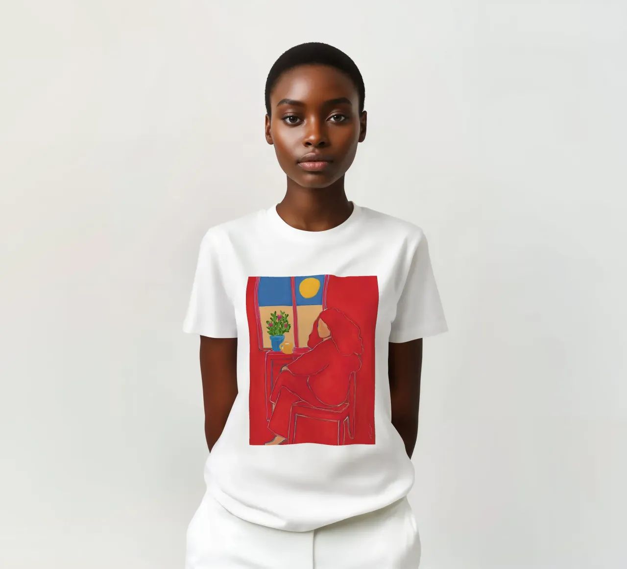 the red room t-shirt by tainah negreiros