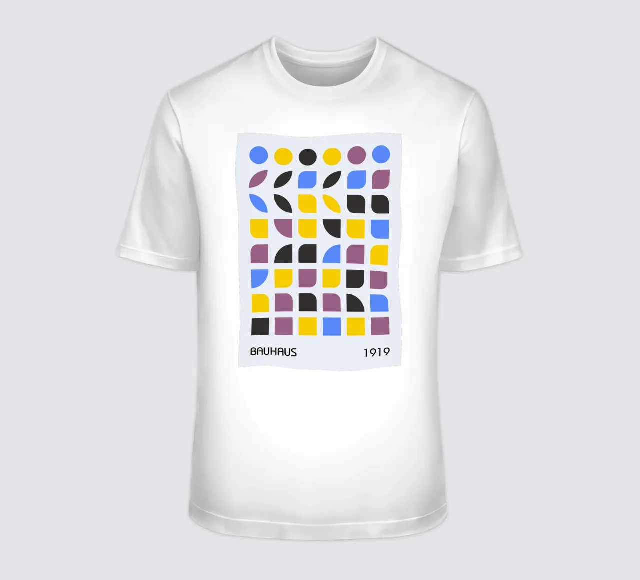 Bauhaus 1919 Geometric Pattern Colorful Print camiseta de NorwesClub