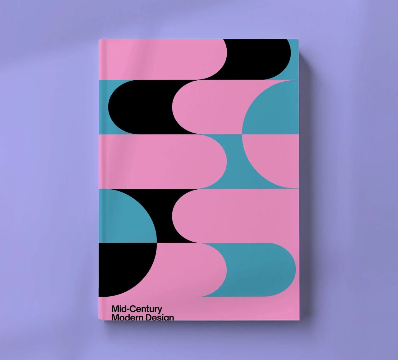 Noah Schumacher Mid-Century Modern Pattern Print notebook by NorwesClub