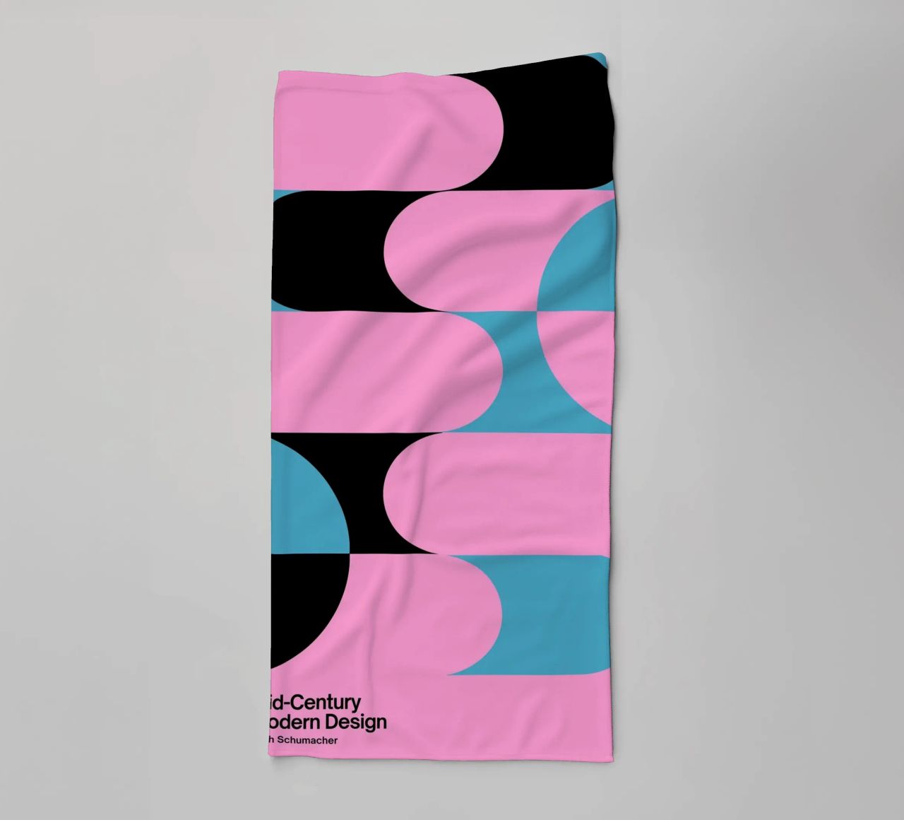 Noah Schumacher Mid-Century Modern Pattern Print towel by NorwesClub