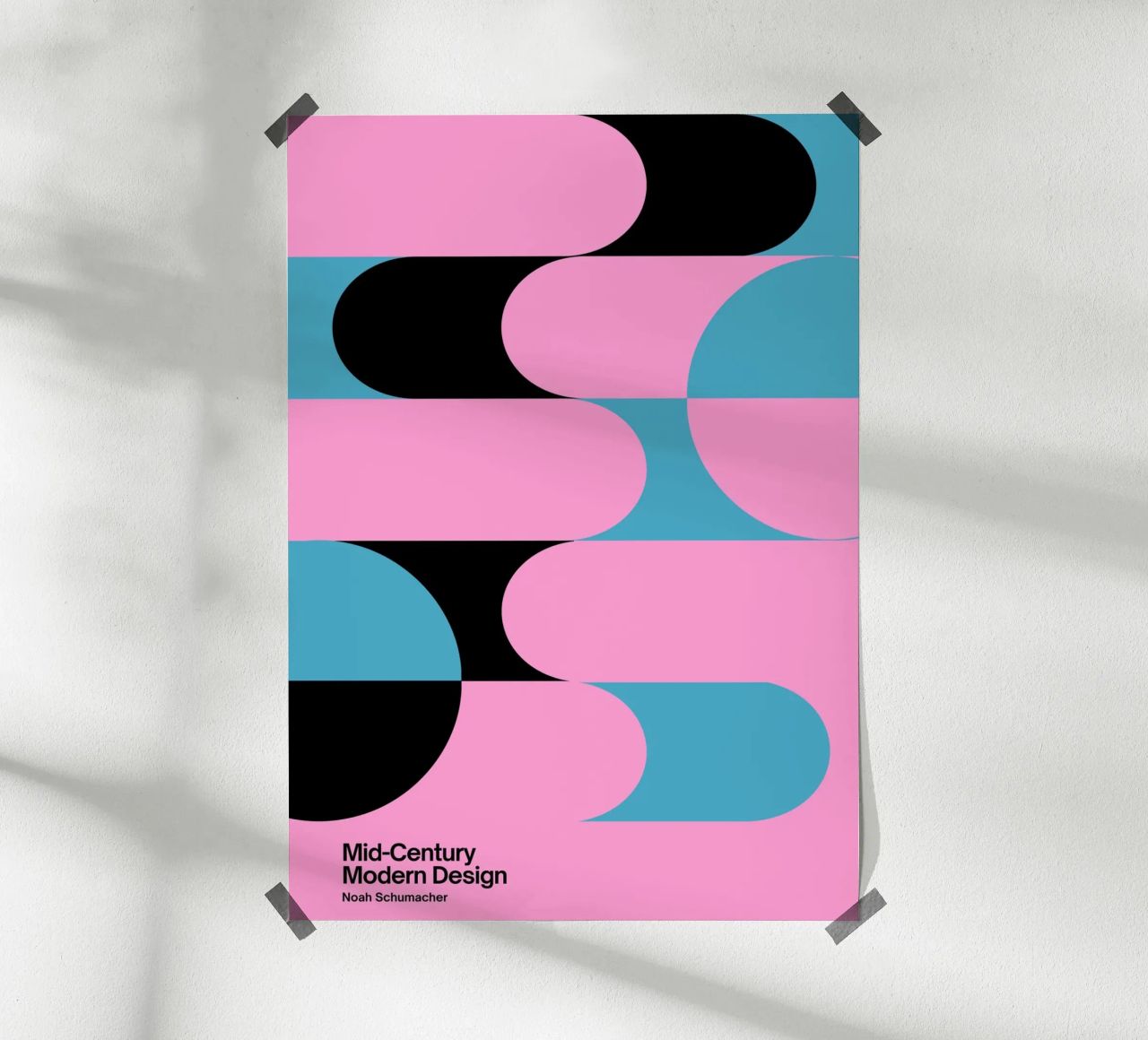 Noah Schumacher Mid-Century Modern Pattern Print poster by NorwesClub
