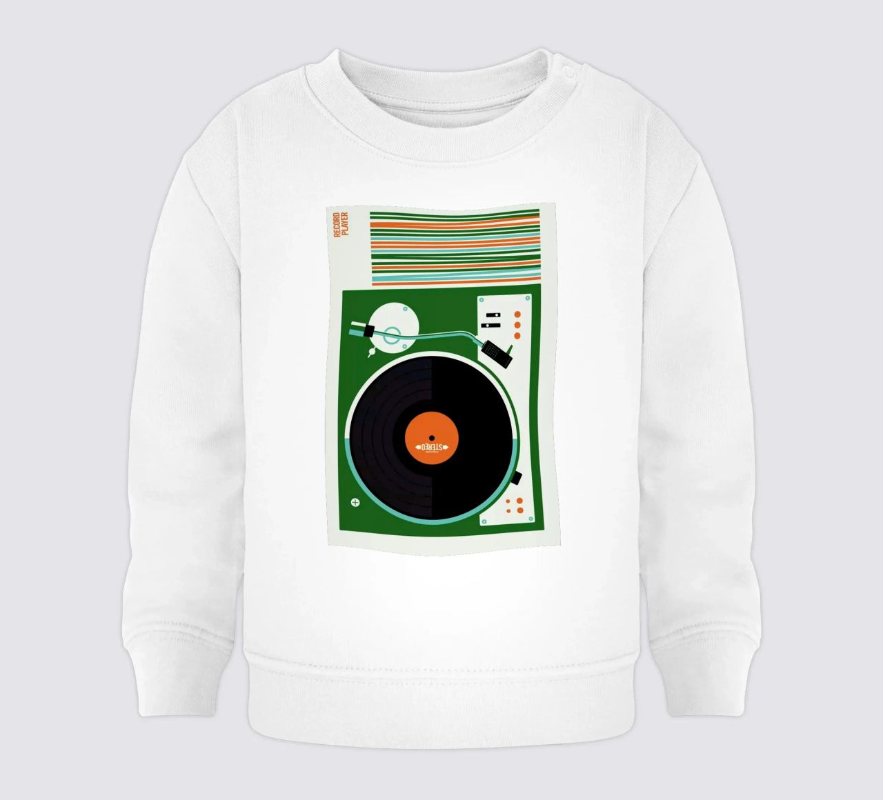 Icons Record Player felpa neonato da Bo Lundberg