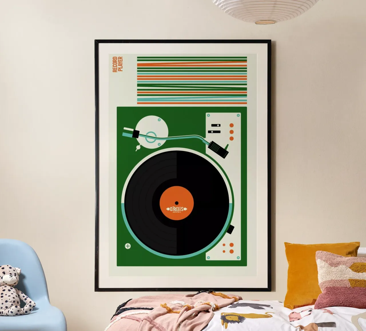 Icons Record Player poster da Bo Lundberg