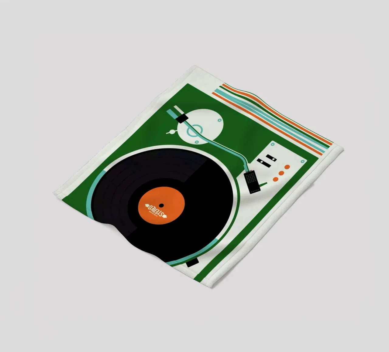 Icons Record Player coperta in pile da Bo Lundberg
