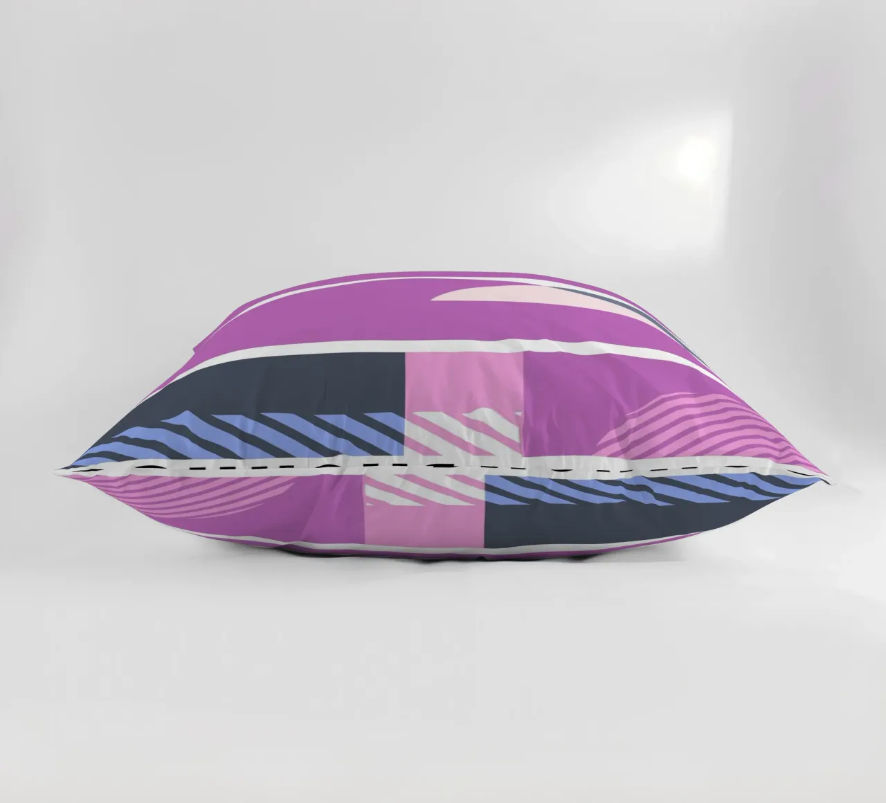 Bauhaus Geometric Abstract Shapes Color Print coussin de NorwesClub