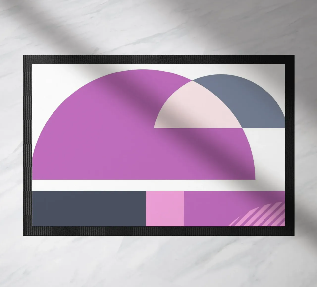 Bauhaus Geometrico Forme astratte Stampa a colori zerbino da NorwesClub