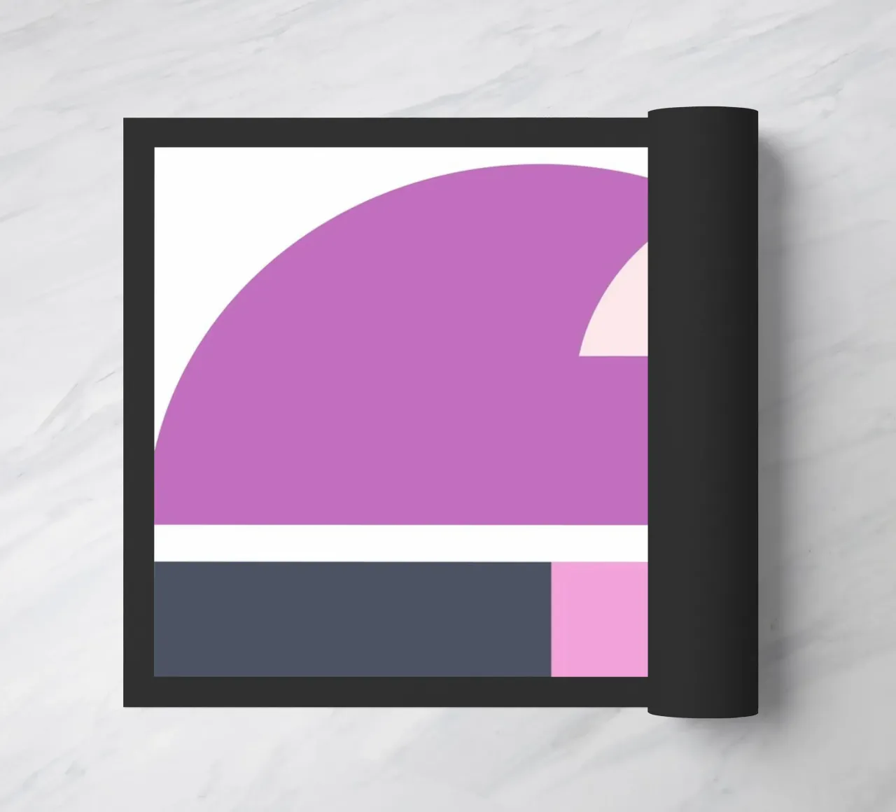 Bauhaus Geometrico Forme astratte Stampa a colori zerbino da NorwesClub