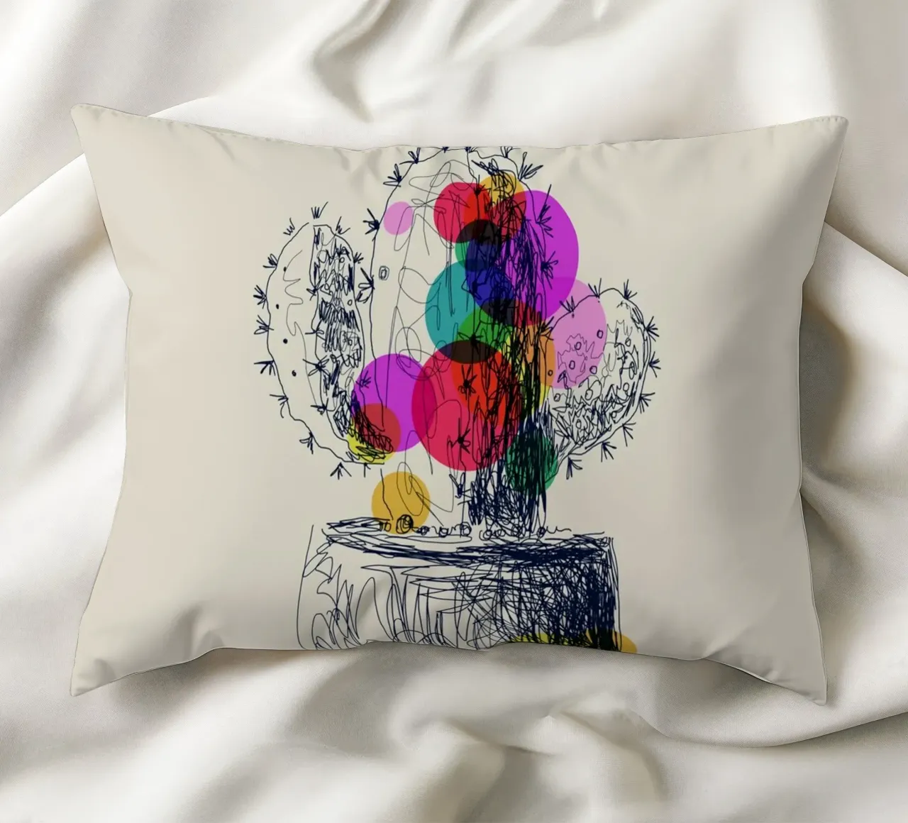 Cactus Bloom cuscino da Indigo Rain