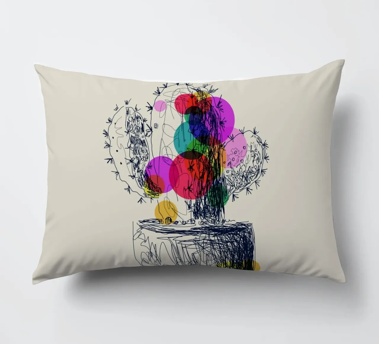 Cactus Bloom cuscino da Indigo Rain