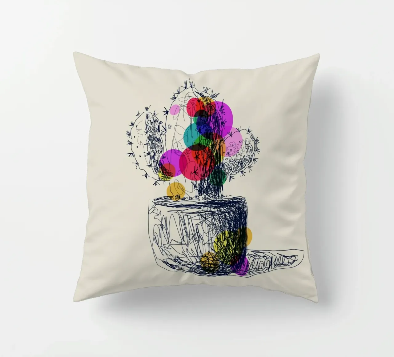 Cactus Bloom cuscino da Indigo Rain