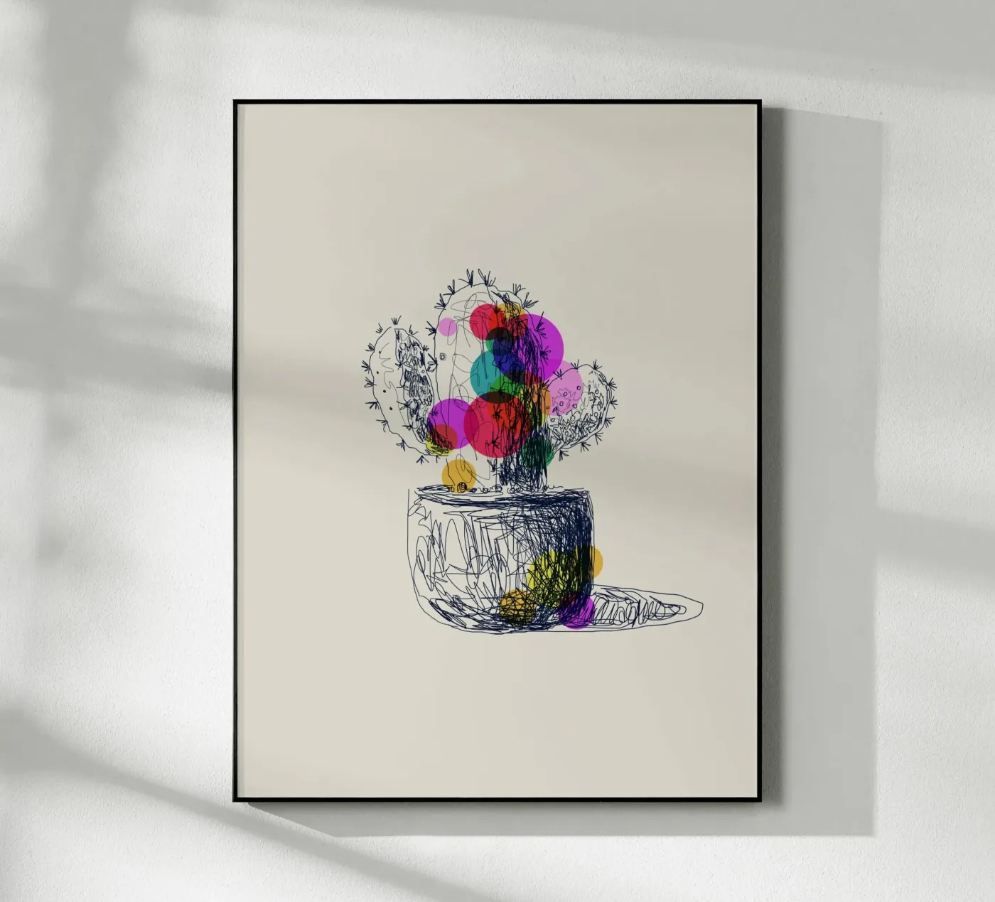 Cactus Bloom plexiglas de Indigo Rain