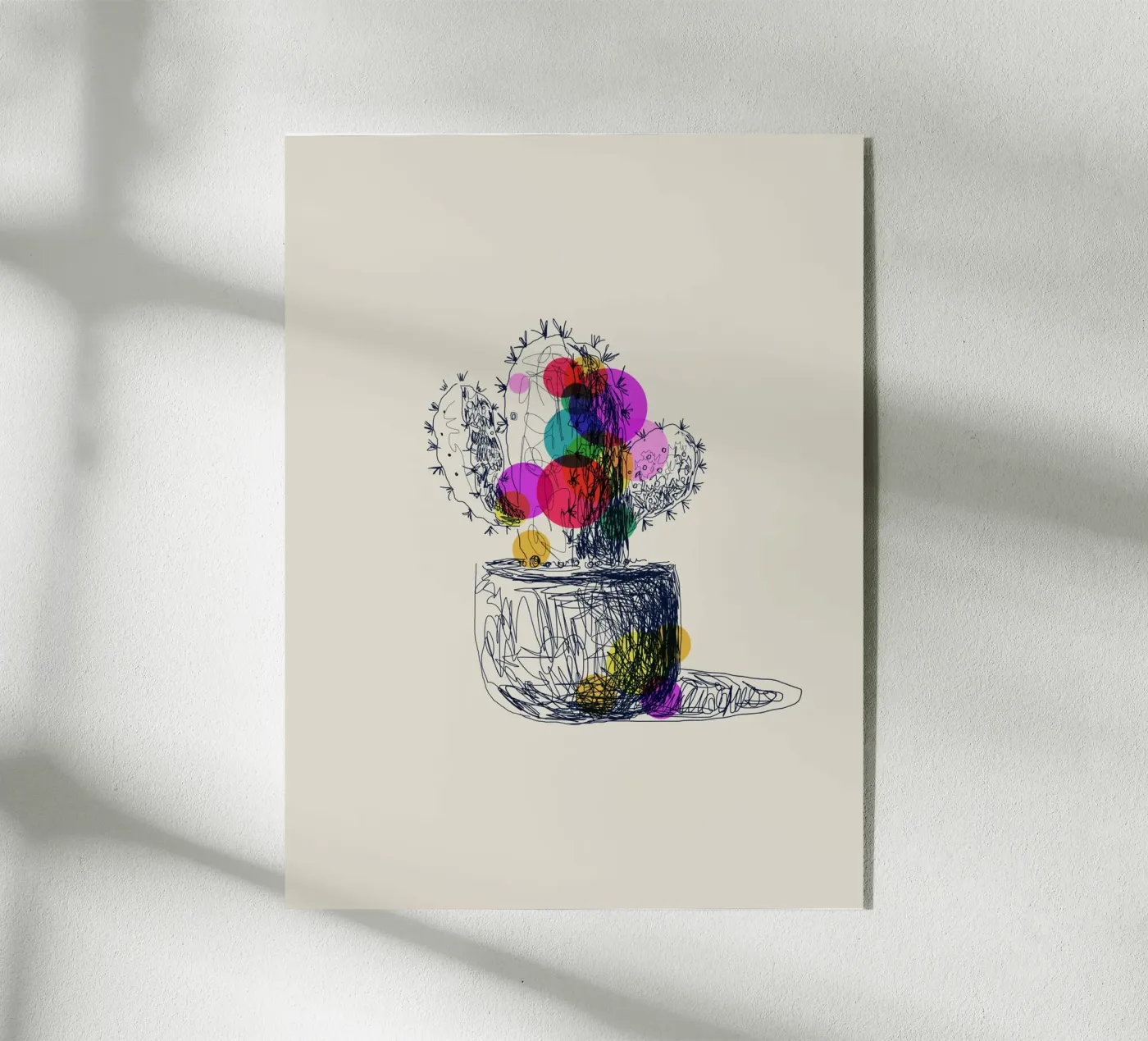 Cactus Bloom plexiglas de Indigo Rain