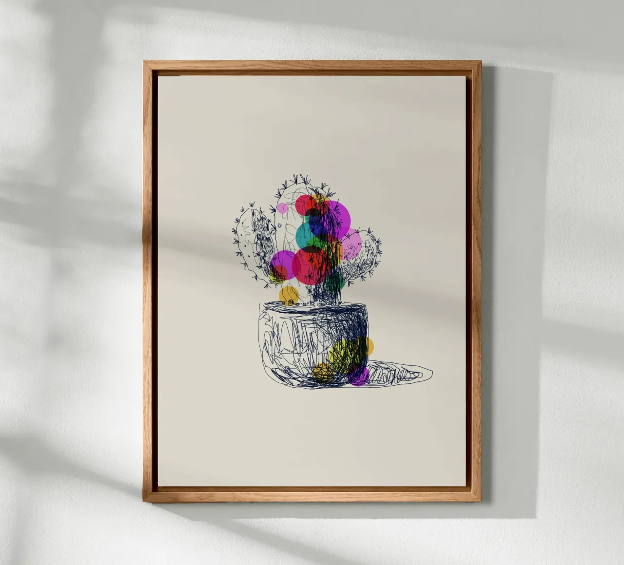 Cactus Bloom alluminio dibond da Indigo Rain