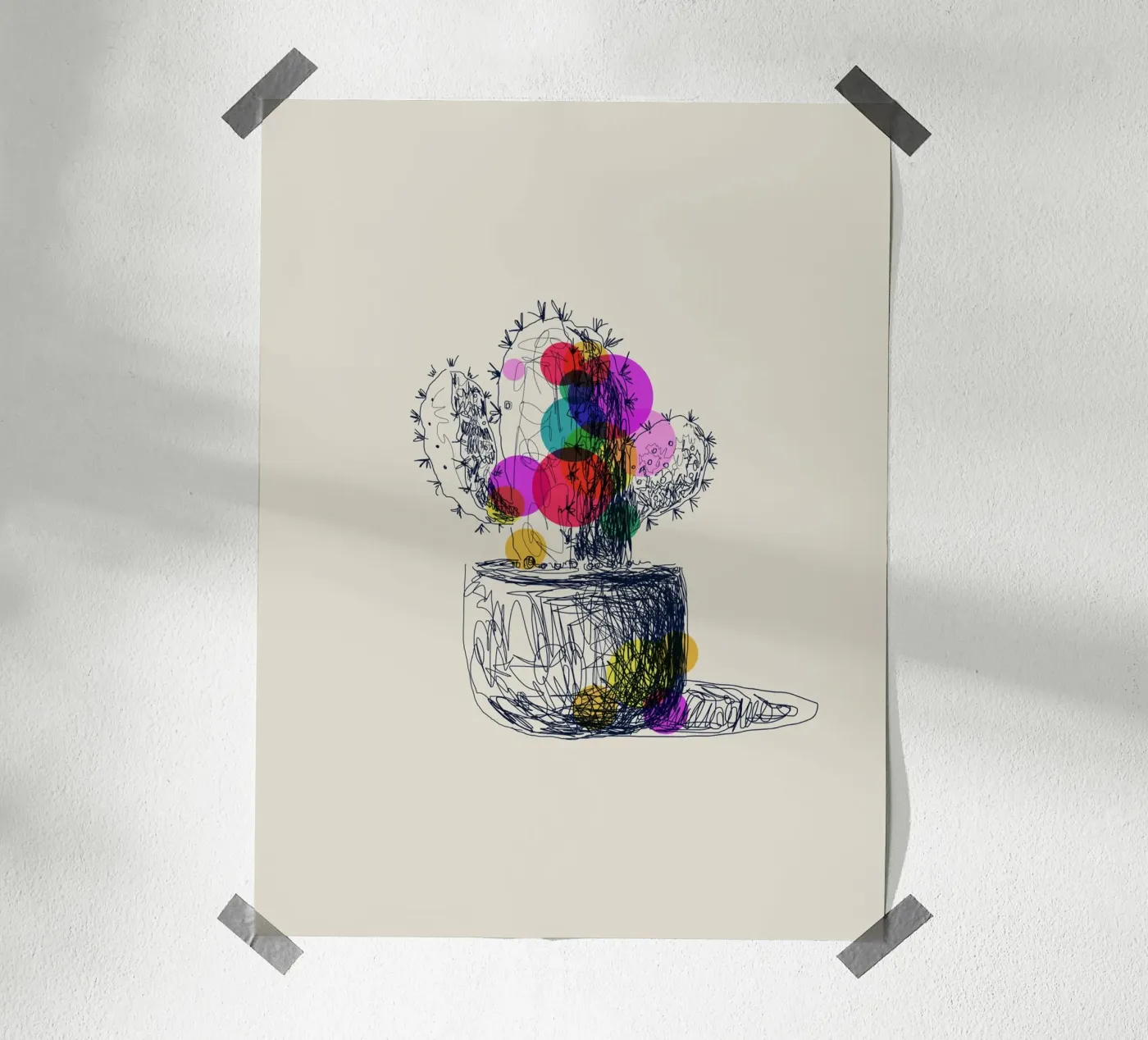 Cactus Bloom poster da Indigo Rain