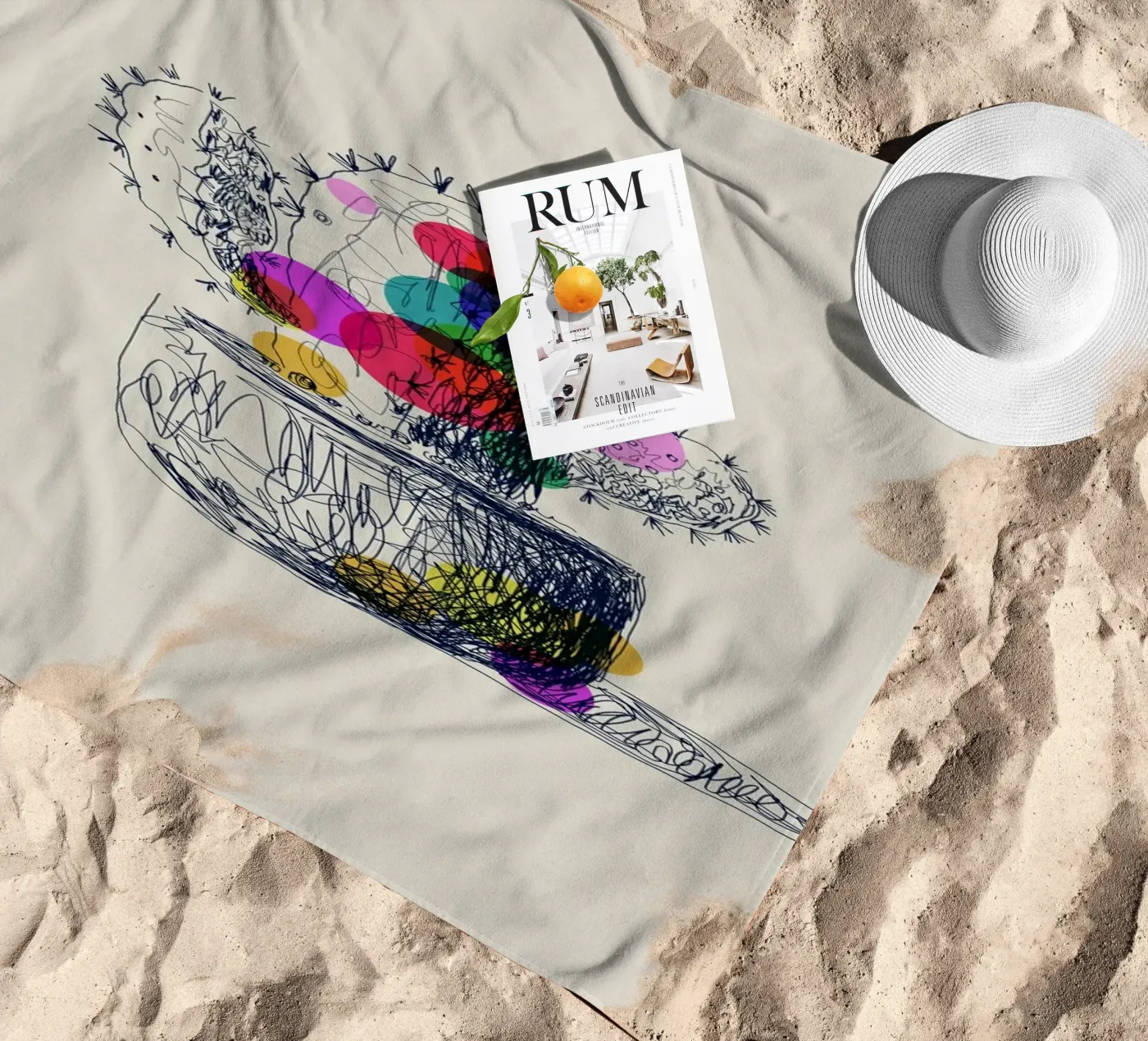 Cactus Bloom telo mare da Indigo Rain