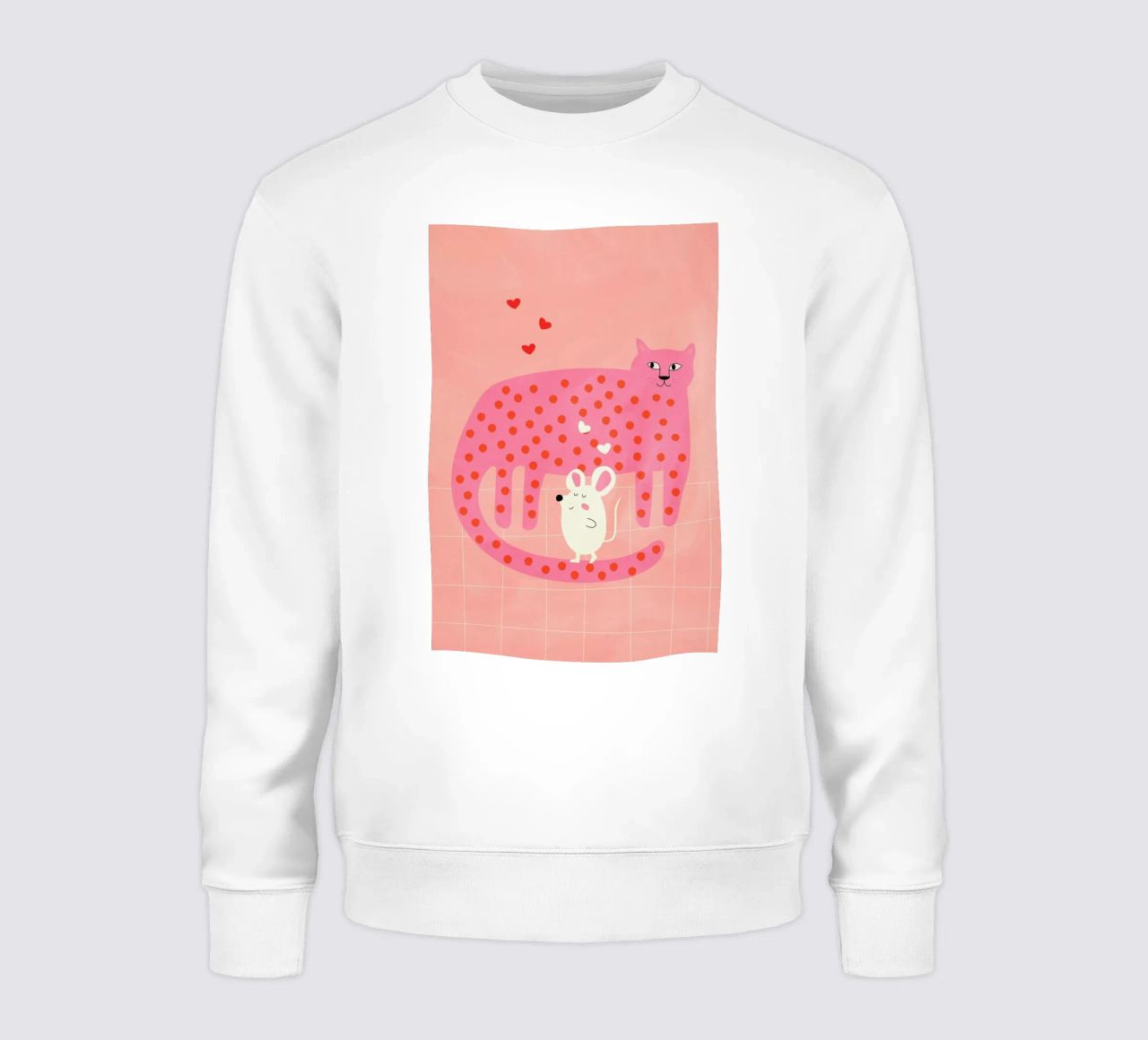 Cat and Mouse felpa da Little Flourishes