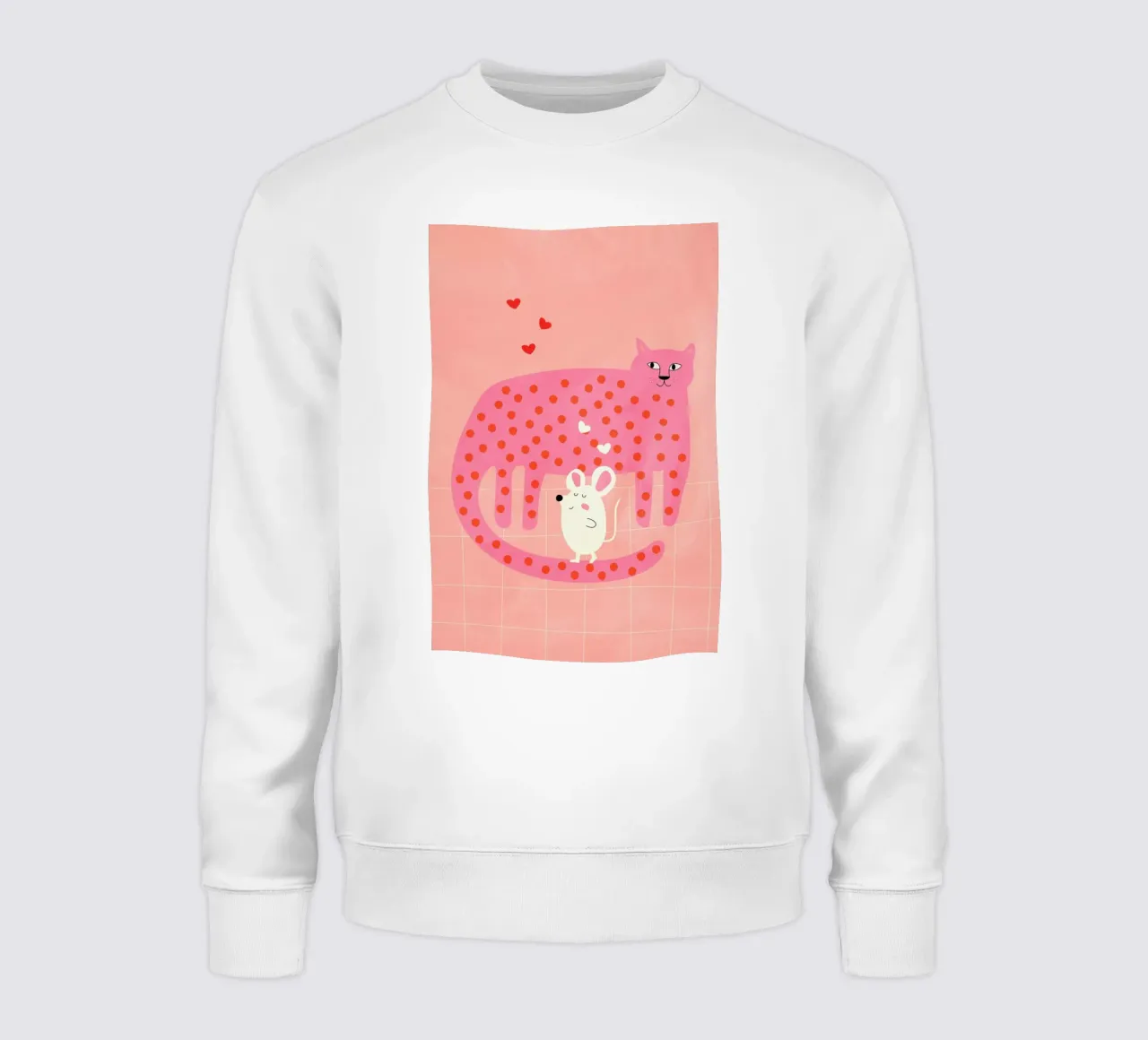 Cat and Mouse felpa da Little Flourishes