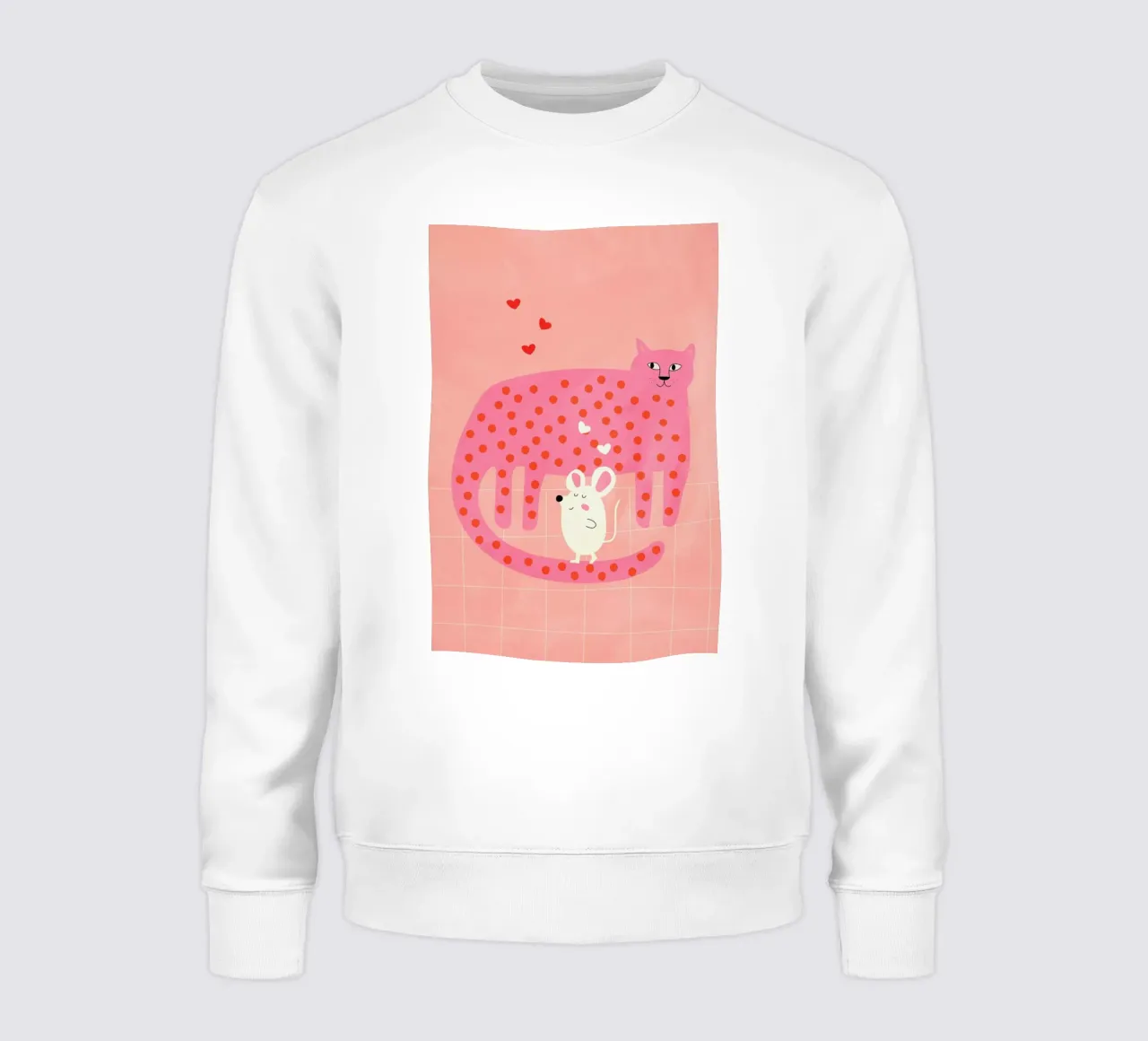 Cat and Mouse sweat de Little Flourishes