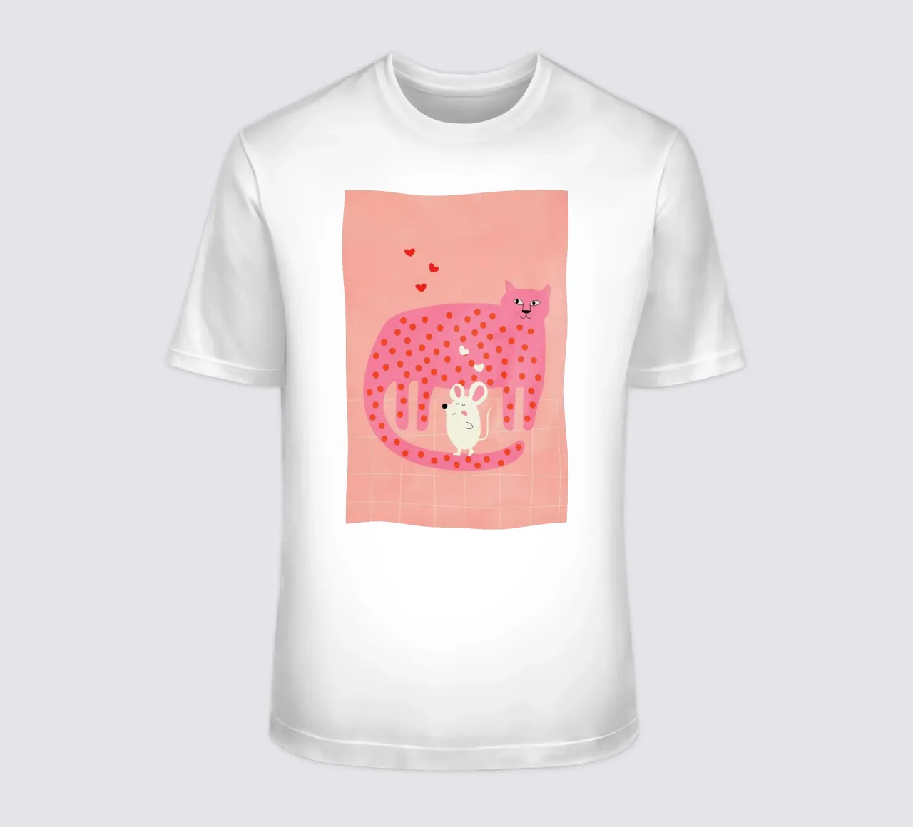 Cat and Mouse t-shirt da Little Flourishes