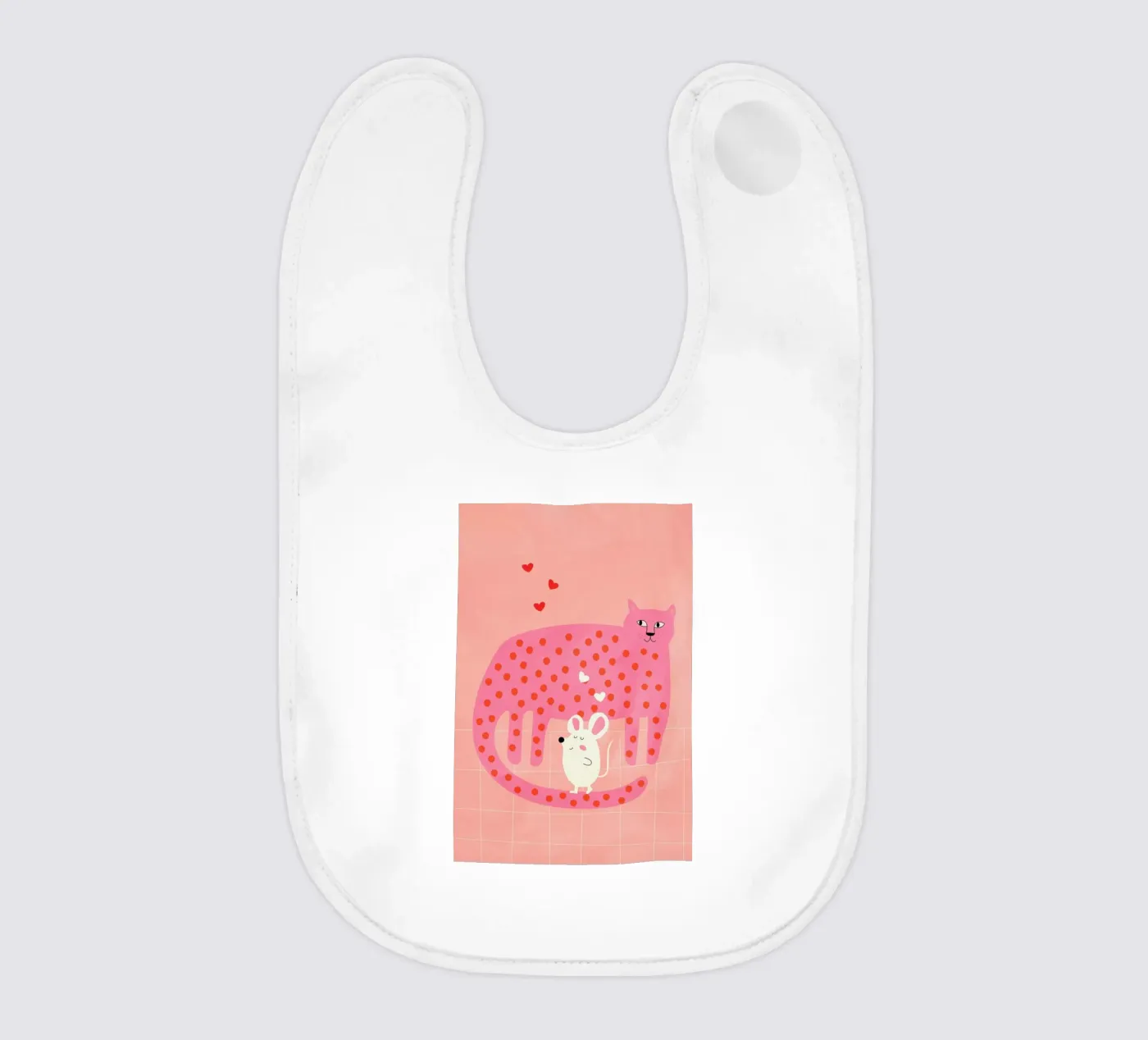 Cat and Mouse bavaglino da Little Flourishes