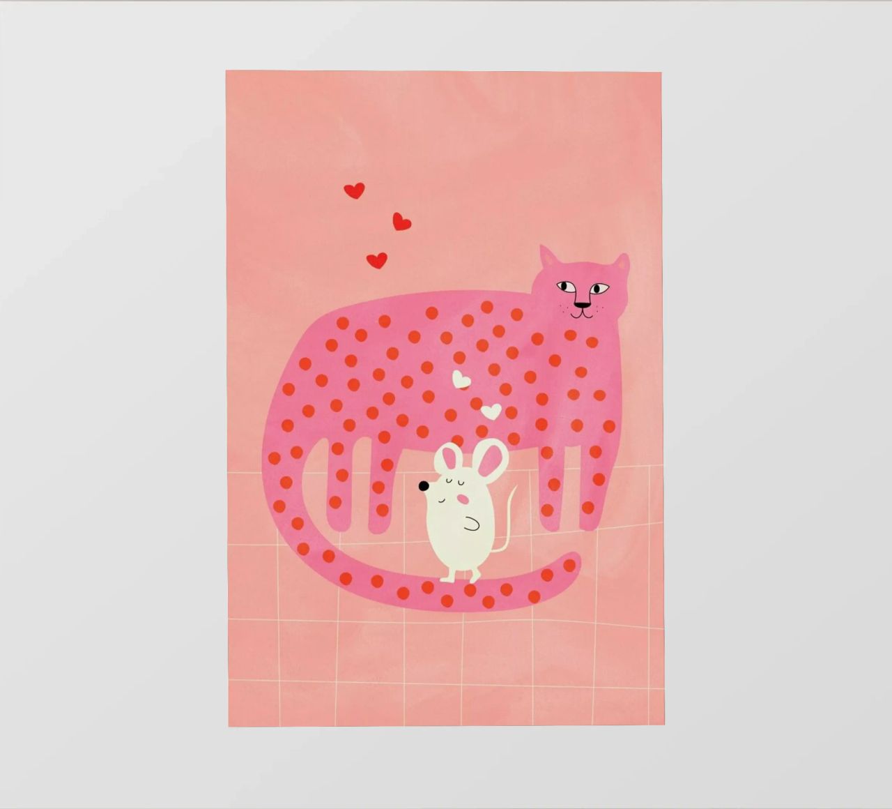 Cat and Mouse telo in pvc da Little Flourishes