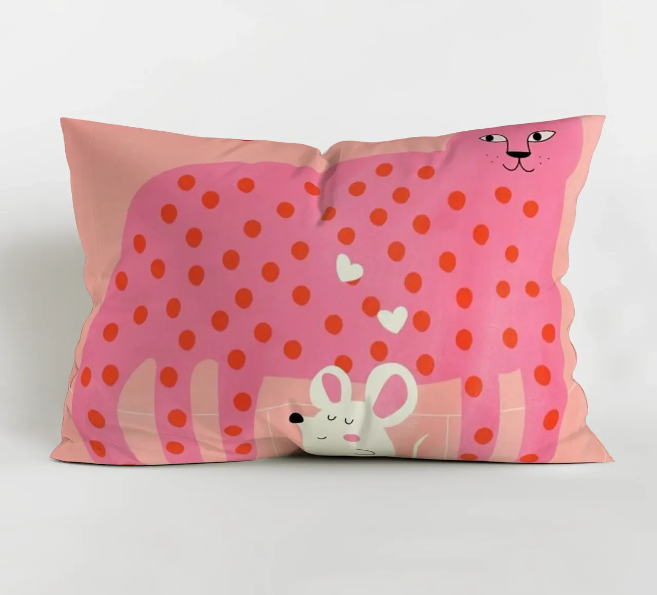 Cat and Mouse cuscino da Little Flourishes