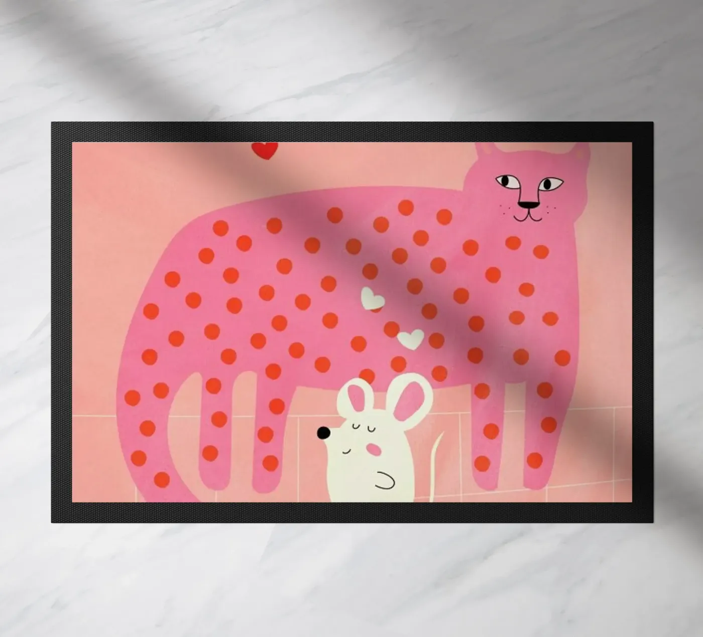 Cat and Mouse zerbino da Little Flourishes