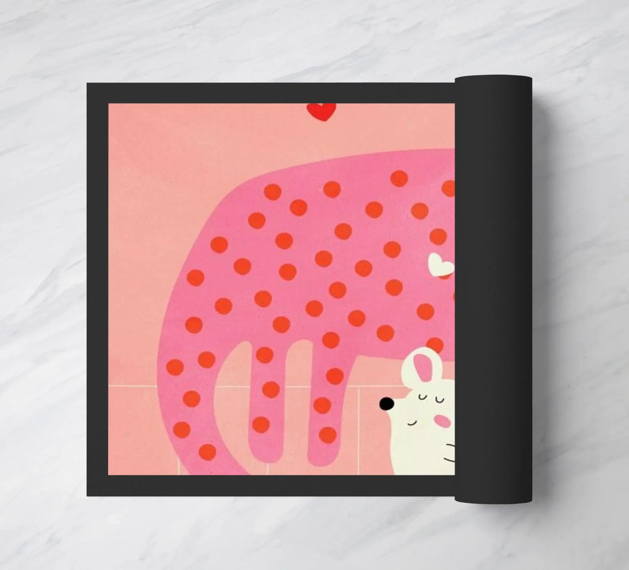 Cat and Mouse zerbino da Little Flourishes