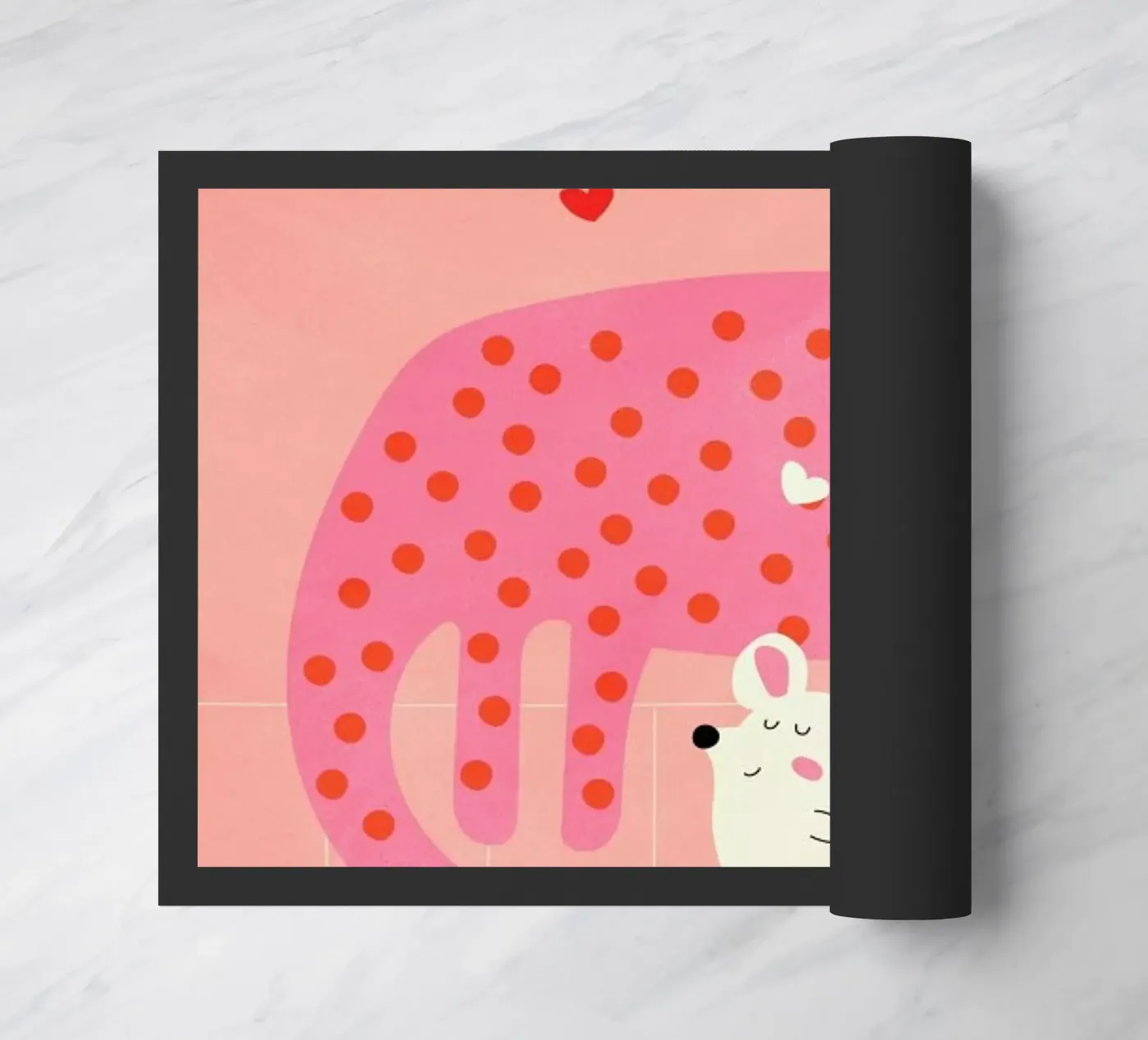 Cat and Mouse zerbino da Little Flourishes