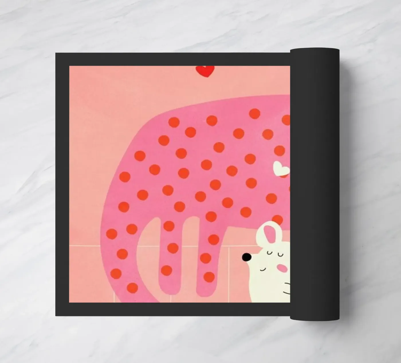 Cat and Mouse zerbino da Little Flourishes