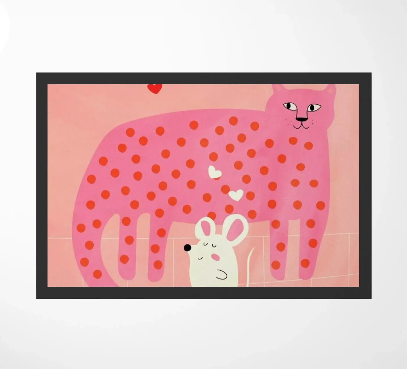 Cat and Mouse zerbino da Little Flourishes