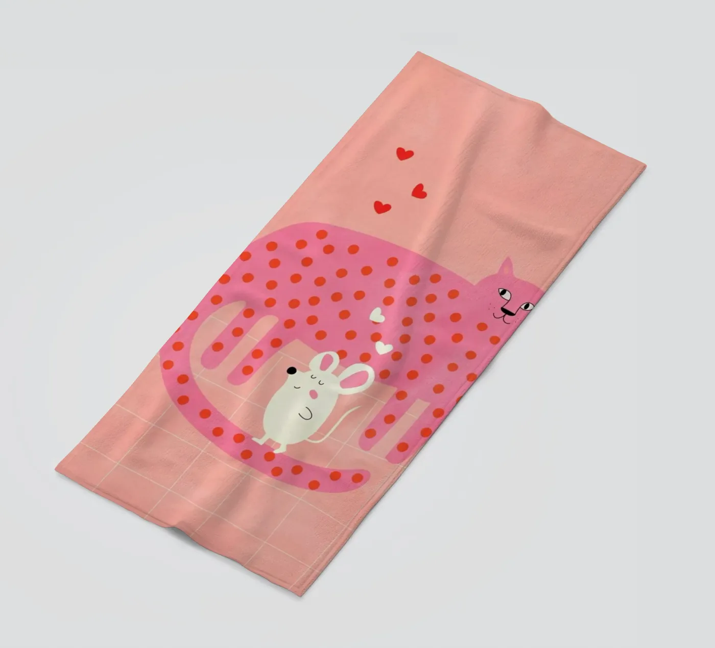 Cat and Mouse telo mare da Little Flourishes