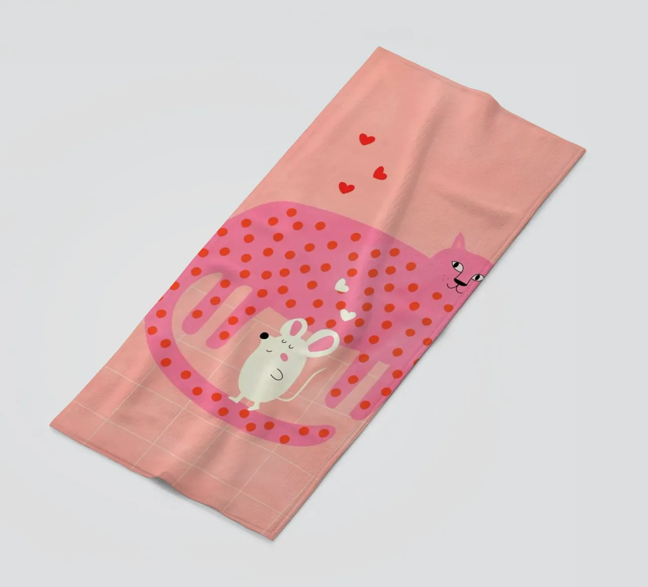 Cat and Mouse telo mare da Little Flourishes