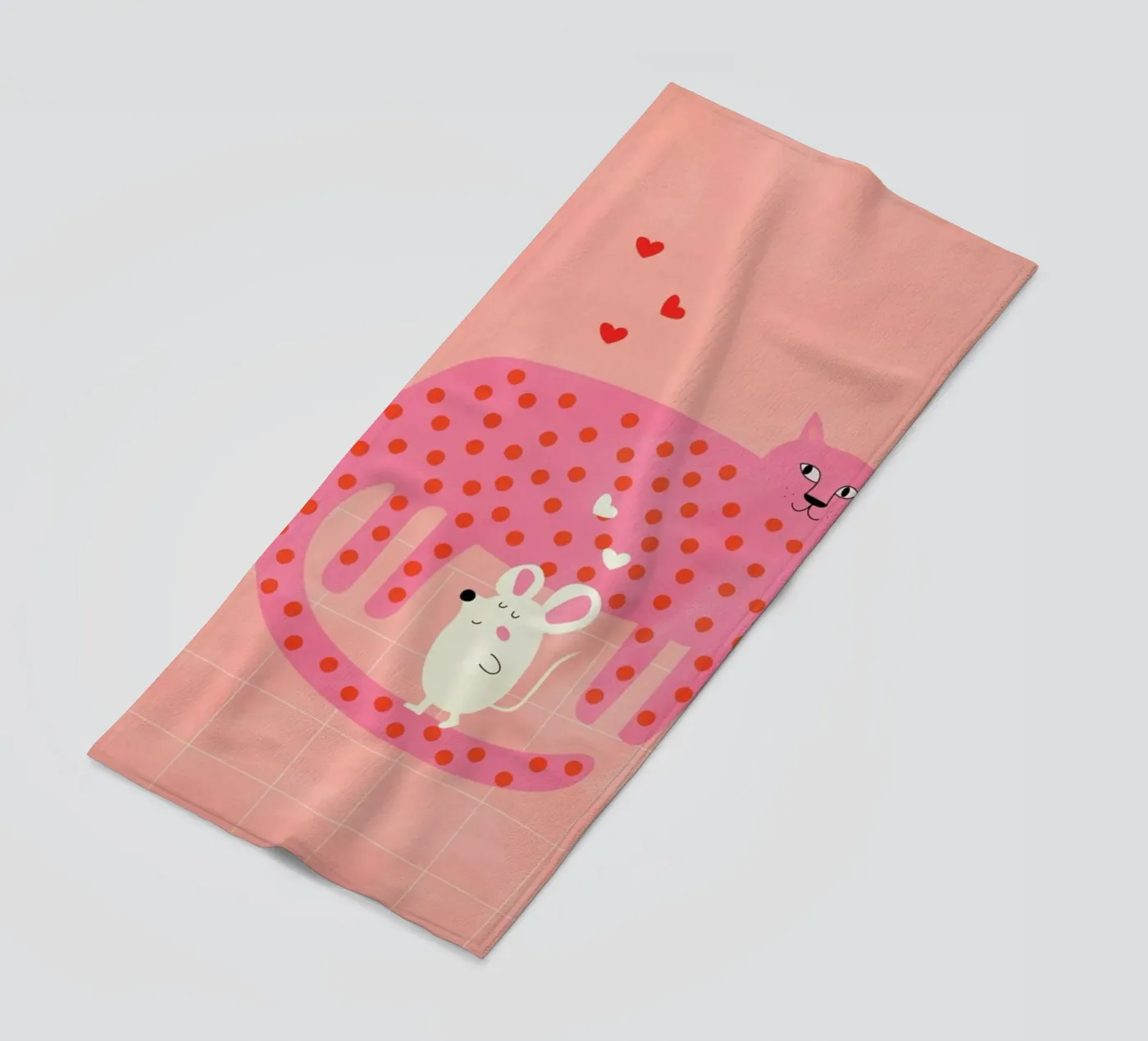 Cat and Mouse telo mare da Little Flourishes