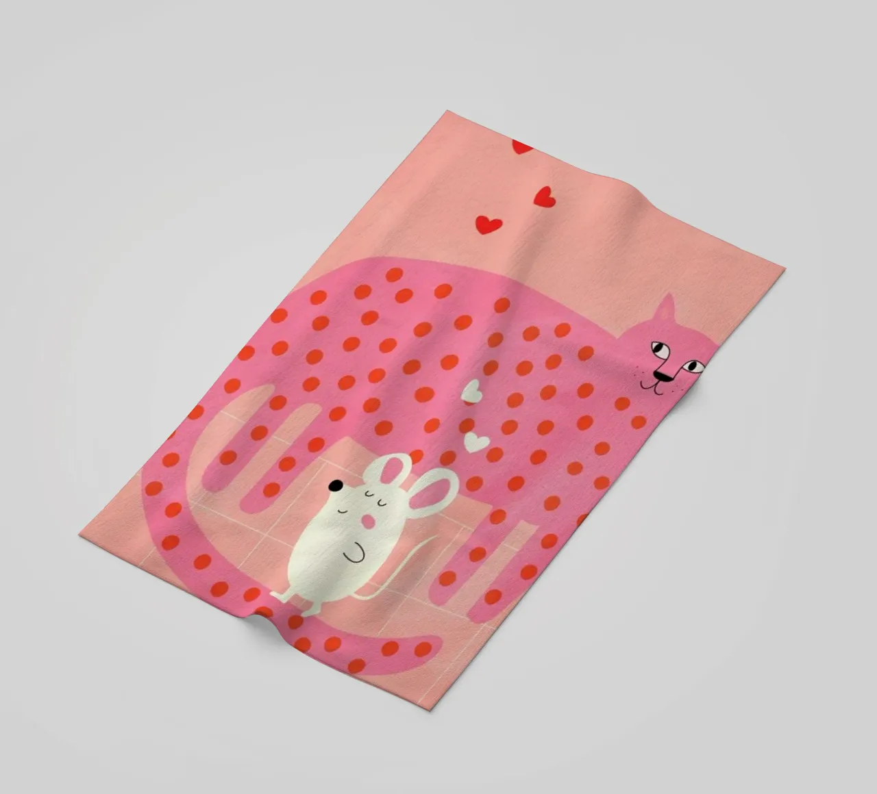 Cat and Mouse telo mare da Little Flourishes