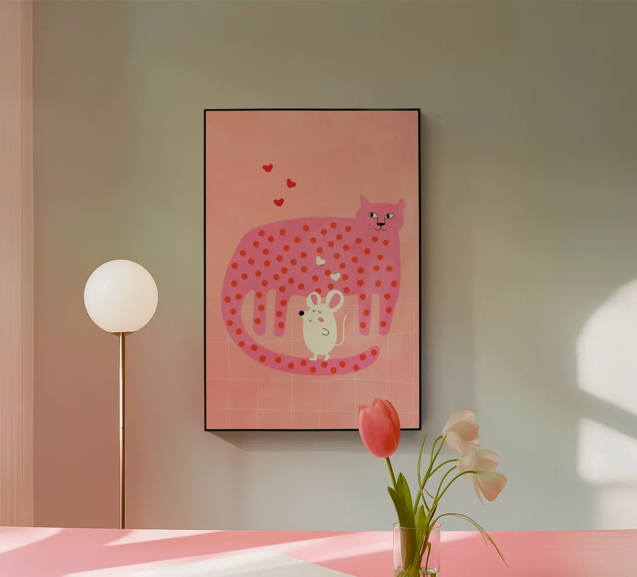 Cat and Mouse plexiglass da Little Flourishes