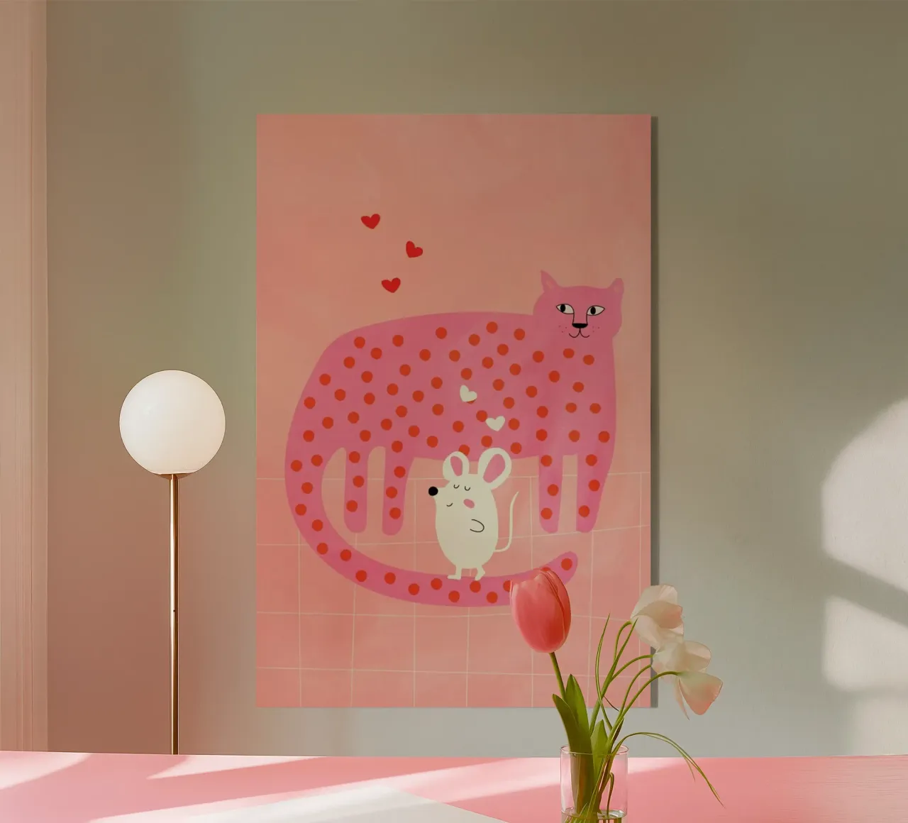 Cat and Mouse plexiglass da Little Flourishes