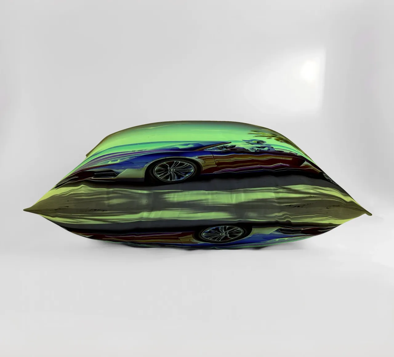 ROBOT AU VOLANT. Jaune. kussen van Thierry vobmann photography