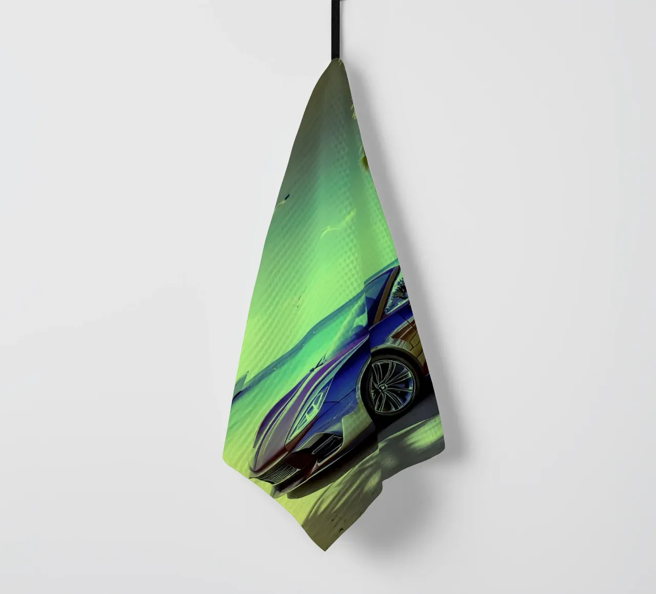 ROBOT AU VOLANT. Jaune. canovaccio da cucina da Thierry vobmann photography