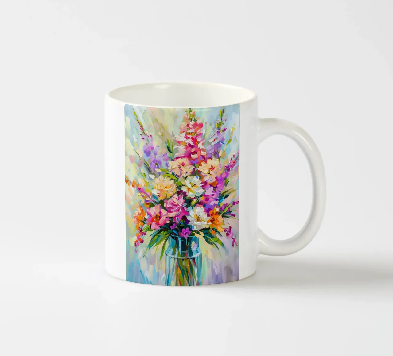 Bouquet di fiori tazza in ceramica da Justyna Jaszke JBJart