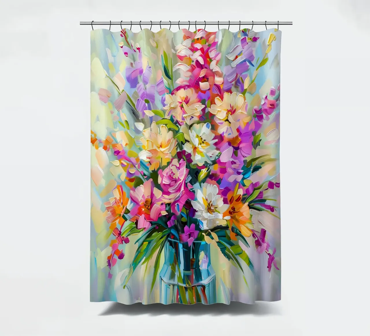 Bouquet di fiori tenda da doccia da Justyna Jaszke JBJart