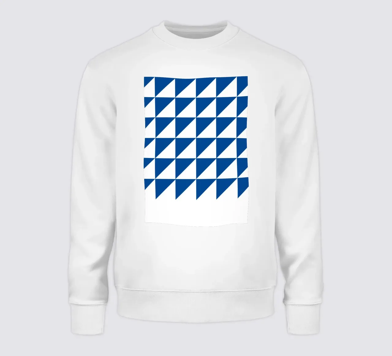 Arte murale astratta con motivo a triangolo geometrico felpa da NorwesClub